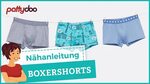 Eine Boxershorts aus Jersey nähen - mit Gummiband oder Tunne